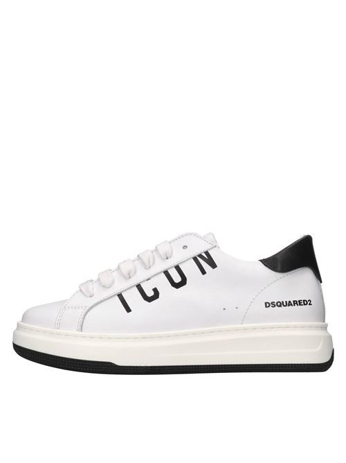 Sneakers in pelle DSQUARED2 | 80312 GINEVRAGBIANCO-NERO